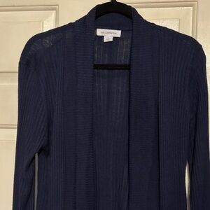 Liz Claiborne Deep Blue Women's Cardigan